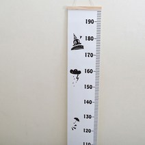 아둥놀이터 북유럽스타일 패브릭 키재기자, 풍경무늬, 1개