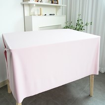 로고앤테이블 행사용 무지 방수 테이블보, 핑크, (360 x 155 cm)