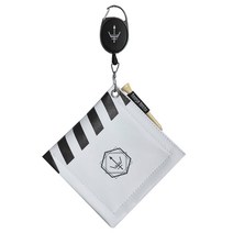 조지스피리츠 골프타올 릴 와이어 볼 클리너, 화이트