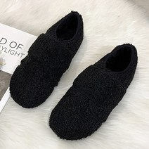 더플로우컴퍼니 귀요미 벨크로 보들 플랫 슈즈 단화