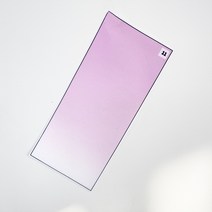 비침적은 그라데이션 두툼 쉬폰 원단, 바이올렛핑크