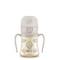 그로미미 카카오프렌즈 PPSU 빨대컵 200ml, 얼그레이 리틀제이지, 1개