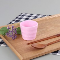 레트로 분식그릇 떡볶이 핑크팝 모던컵, 핑크, 10개