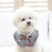 리토가토 반려동물 하린 한복 케이프 M, 은회색, 1개