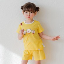 코디아이 아동용 삼형제 반소내의 상하의 세트