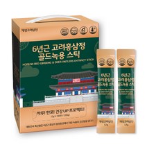 개성고려삼인 6년근 고려홍삼정 골드녹용 스틱 100p, 1200g, 1개