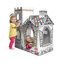 에프피에프 캐슬하우스 색칠하는 대형 종이 플레이 하우스 13221, 혼합색상