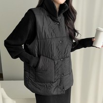 쿨쿠 여성용 데일리 베이직 패딩 베스트