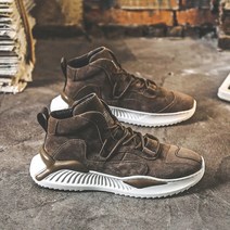 로이티플 남성용 기하학 통굽 발목 운동화 YT_RA3192