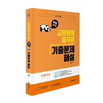 교원임용 중국어 기출문제 해설 개정판, 미래가치