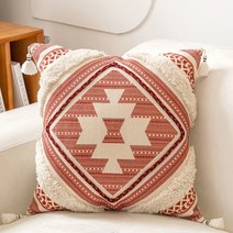 JCP 다이아 에스닉 패턴 쿠션커버