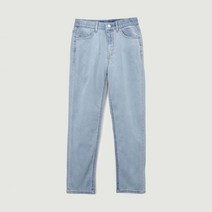 행텐 여성용 이너 밴딩 인디고 슬림 스트레이트핏 데님팬츠 10370-155-410-10