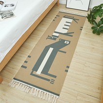 장식장 태슬 매트 거실장 TV 캐비닛 덮개 테이블러너, 01, 60 x 150 cm