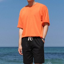맨타임 남성용 CLA 썸머 라이트 쿨링 릴렉스 핏 반팔티셔츠