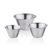 리본제이 스텐304 무광 빙수볼 소 + 중 + 대 세트, 1세트