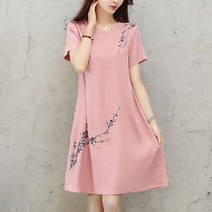 여성용 블랙101 트레디 플라워 베이직 원피스 CH-2316201