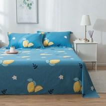 마켓A 굿나잇패턴 얇은 순면 침대시트, TYPE08