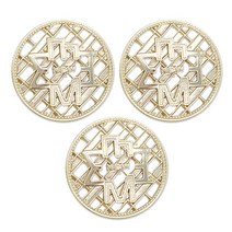 동대문단추왕 금속 단추 뉴모즈 21mm, 골드, 21mm / 3개, 1개