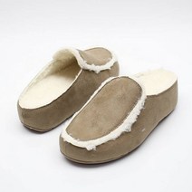 벨라노이 여성용 겨울감성 인조무스탕 발편한 키높이 털슬리퍼 5cm
