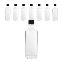 식초원형 오일병 소캡블랙캡, 8개, 300ml