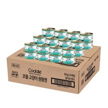 코들 고양이캔 참치 80g, 참치 + 멸치 혼합맛, 24개