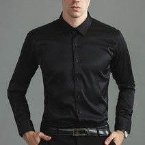 남성용 마켓A 비즈니스 긴팔 셔츠