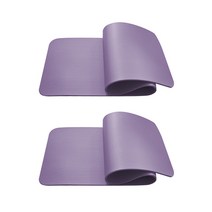 NBR 두꺼운 요가매트 2p, 퍼플