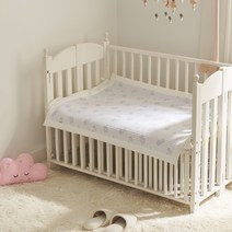 롤베이비 유아용 줄 누빔 고정밴드 패드, 베어 그레이