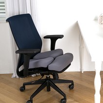 노바디체어 허리편한 허리에좋은 공부 학생 수험생 기능성 사무용 사무실 의자5, K50 블루