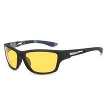 블랙스완 편광 자전거 선글라스, BLACK + YELLOW