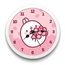 케이엠엘리 3D 몰랑 보석퍼즐 샤이닝 시계 만들기 세트 23.5cm 샤이닝 + 혼합형, 몰랑이와 꽃, 1개