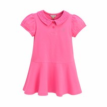 컬리수 여아용 레이스카라 피케 원피스 C222OPX01P