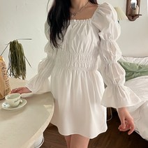 줄라이 셔링 밴딩 미니 원피스
