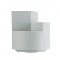 메종디망쉬 다용도 대용량 회전 3단 수납 필통 연필꽂이, 1개, 그레이