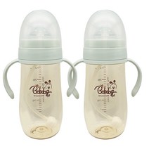 밥독 유아용 PPSU 스마트 빨대컵 260ml 트윈팩, 민트, 민트, 1세트