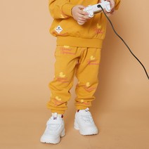 팬콧키즈 아동용 이큅먼트 로고패턴 조거팬츠