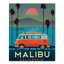 아디코 DIY 페인팅 일러스트 명화그리기 40 x 50 cm, LA 말리부(PD08)