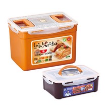 리빙선데이 밀폐용기 2종 세트, 김치통 12L + 3L, 1세트