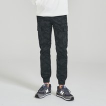 진마니아 남성용 데일리 카모 밴딩 스판 조거 팬츠 CU6M76
