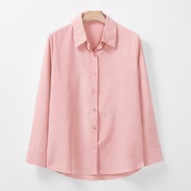 레몬소울 여성용 리콧 루즈 카라 셔츠