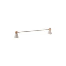 아리코 모던 부착식 다용도 수건걸이 60cm, 화이트, 1개