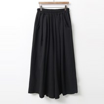 슈가펀 여성용 하인리 와이드 밴딩 치마바지