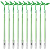 슬림 새싹 중성펜 0.7mm, 혼합색상, 10개