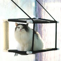 냥이즈멍 2단 고양이 스크래쳐 해먹, 혼합색상