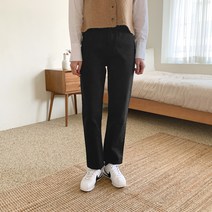 여성용 쓰오 기모 코튼 팬츠