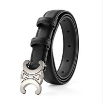 크로스 C 실버 버클 남성 벨트 GH74_RD_325