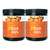 헬로우그린 강황 분말가루 통, 2개, 300g