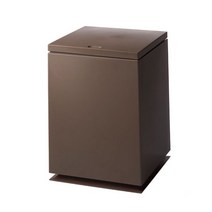 모나코올리브 인테리어 원터치 휴지통 쿼드미, 브라운, 1개