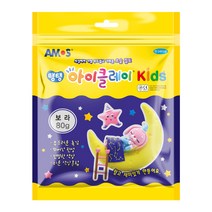 아모스 유아용 아이클레이 KIDS 파우치, 보라, 80g