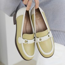 지쎄 제이슈 여성용 천연양가죽 수제화 이클 로퍼 3.5cm